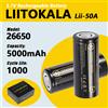 liitokala 1-18 pezzi LiitoKala lii-50A 26650 5000mah batteria al litio 3.7V 5000mAh 26650-50A batteria ricaricabile adatta per torcia elettrica