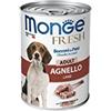 Monge Fresh ADULT LAMB, cibo umido per cani adulti (cibo in scatola a base di agnello fresco, alta digeribilità, alimento bilanciato, cibo naturale di alta qualità per cani, 400 g)