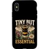 Pollinator Bee Garden Nature Custodia per iPhone X/XS Giardino impollinatore piccolo ma essenziale delle api