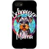 Whisker Mosaic Lettering Co. Custodia per iPhone SE (2020) / 7/8 Schnauzer, mamma, macchiato, cane, illustrazione