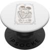 Tarot Card The Lovers Skeleton Goth Hall The Lovers Tarocchi Scheletro Gotico Luna Strega Teschio PopSockets PopGrip Adesivo