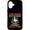Engineer Humorous Toolbox Gone Tech Custodia per iPhone 16 Sarcastico divertente dire che alcune persone sono solo scomparse