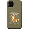 Corgi Chaos Club Custodia per iPhone 11 Divertente anatomia di un corgi amante dei cani Doggo Pet Owner Humor