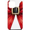 Candy Lovers and Sweets Xmas Christmas S Custodia per iPhone 12 Pro Max Cintura di Babbo Natale come fiocco Coquette Natale Natale fiocco rosso