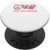 sack toss bean bag toss Funny Cornhole P Peace Love Cornhole PopSockets PopGrip Adesivo
