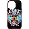 Whisker Mosaic Lettering Co. Custodia per iPhone 13 Pro Schnauzer, mamma, macchiato, cane, illustrazione
