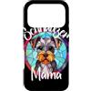 Whisker Mosaic Lettering Co. Custodia per iPhone 17 Pro Schnauzer, mamma, macchiato, cane, illustrazione