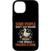 Engineer Humorous Toolbox Gone Tech Custodia per iPhone 14 Sarcastico divertente dire che alcune persone sono solo scomparse