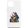 Bunny Meccanico Estetica Officina Moto U Custodia per iPhone 13 La Mia Moto È A Posto Scena Comica Di Centauro