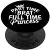 Princess Daughter Girl Sister Child Pare Principessa a Tempo PopSockets PopGrip Adesivo