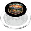 Let's Roll Camping Van Mountains Camper Let's Roll Camping Van Montagne Camper Caravan Proprietario Natura PopSockets PopGrip per MagSafe