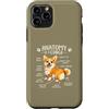 Corgi Chaos Club Custodia per iPhone 11 Pro Divertente anatomia di un corgi amante dei cani Doggo Pet Owner Humor
