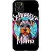 Whisker Mosaic Lettering Co. Custodia per iPhone 11 Pro Max Schnauzer, mamma, macchiato, cane, illustrazione