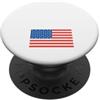 Nasa Felpa con cappuccio con logo della NASA con bandiera americana PopSockets PopGrip Adesivo