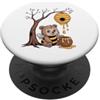 Sabinja Designs Ape Indaffarata, Orso, Alveare, Miele, Albero, Foresta PopSockets PopGrip Adesivo