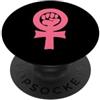 Women Rights Feminist Fist by designsand Femminismo Venere Pugno Chiuso Simbolo Donne Diritti Femminista PopSockets PopGrip Adesivo