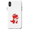 Dinosaur Broken Arm Recovery Humor Kids Custodia per iPhone X/XS Non puoi vedere il mio armissauro T-Rex Guarigione Lesione Braccio rotto