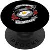 Cast Iron Cooking Enthusiast Apparel Cast Iron Skillet Don't Soap My Skillet Cooking Joke PopSockets PopGrip Adesivo