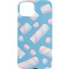 Candy Lovers and Sweets Gifts Custodia per iPhone 15 Plus Carino Marshmallow Candy Dolci Azzurro Modello
