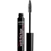NYX Professional Makeup Mascara Worth the Hype Waterproof, Volumizzante e allungante, Scovolino a punta per tutte le ciglia, Olio di jojoba, Tonalità: Nero