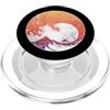 Japanese Wave Grunge Art Vaporwave Retro Grande Onda off Kanagawa Hokusai Giapponese Estetica PopSockets PopGrip per MagSafe