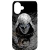 Marvel Moon Knight - Geroglifici egiziani con occhi luminosi, colore: Nero Custodia per iPhone 16