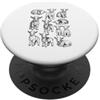 Vintage Goats Funny Gifts and Apparel Baby Goat 90s Vintage Tattoo Style Retro Capre Grafica Y2K PopSockets PopGrip Adesivo