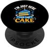 Im Just Here For The Cake Sono qui solo per la torta PopSockets PopGrip Adesivo