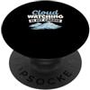 Cloud Watching Hobby For A Nephophile Guardare le nuvole è il mio cardio divertente nuvola guardando un nefofilo PopSockets PopGrip Adesivo