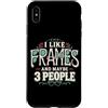 Optical Optometry Eye Care Designs Custodia per iPhone XS Max Ottico Mi piacciono le cornici e forse 3 Persone Occhiali