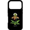 The Botany Bureau Custodia per iPhone 17 Pro Illustrazione della pianta dell'orchidea pantofola della signora Paphiopedilum