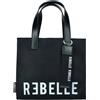 REBELLE BORSA A MANO DONNA - REBELLE NERO - REB0083-T0001