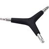 Bbb Cycling ComboStar BTL-28C - Set combinato per bicicletta con chiave esagonale e torx, portatile, tripla riparazione a stella, strumento 3 in 1, 4-5 mm, nero