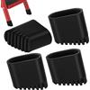 MHDJQ Piedini Scala Alluminio Piedini Gomma Scala 20x40mm(4Pcs, 20 * 40mm)