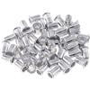 Keadic aluminum Rivet nut testa piatta filettato inserto Nutsert assortimento kit - m3 M4 M5 M6 M8 M10 (Metrico)