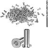 Chavisenty Confezione da 70 manicotti protettivi in acciaio inox per ringhiere per cavi da 1/8, 5/32 o 3/16, manicotti protettivi per cavi