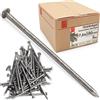 Lun Fix Chiodi in acciaio grezzo 7,6x280mm, 5kg, testa piana, resistenti