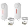 RISOON Rilevatore di perdite d'acqua WiFi: sensore intelligente dell'acqua, sensore di livello dell'acqua basso da 100 dB con monitoraggio remoto APP Tuya, monitor wireless del livello del serbatoio per