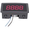 TICFOX Samfox Conta Numeri Digitale-Display Contatore Elettronico, LED 4-Digital 0-9999 Contatore Digitale su/Giù - Contatore per Pannello DC 8-24V 30mA (Colore : Red)