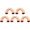 PATIKIL 5 Pcs Raccordi In Rame Da 3/8 Pollice ID Giro Di Ritorno Per HVAC