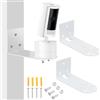 TEKCAM Staffa di montaggio a parete per fotocamera compatibile con Ring Pan-Tilt Indoor, Eufy Indoorcam E220 Telecamera di sicurezza, Supporto per telecamere a soffitto, Supporto adesivo di montaggio, uso