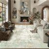 PureCozy Grande Tappeto Salotto Moderno Astratto Verde, 240x300cm | Lavabile in Lavatrice,Antiscivolo,Ufficio,Camera da Letto,Pelo Corto,Stile Naturale,Carpet,Grande Area Rug