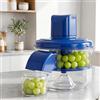 081 Store Sbucciatore Elettrico Automatico per Frutta e Verdura, Pelapatate con Lame in Acciaio Inox, 50W, Ricaricabile, Pelatura Rapida in 10-25 Secondi