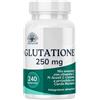 Altheris Glutatione Forte 240 Compresse 250mg con Nac N-Acetil-Cisteina, Vitamina C e Cardo Mariano - Potente Antiossidante Integratore Detox Anti-Age