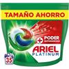 Ariel PODs Platinum, Detersivo Liquido in Capsule + Potere Smacchiatore Capsule, 35 Lavaggi
