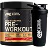 Optimum Nutrition Gold Standard Pre-Workout Integratore Alimentare in Polvere con Creatina Monoidrato Beta Alanina Caffeina e Vitamine Gruppo B Gusto Frutta Mista 30 Porzioni 330g + SHAKER Acciaio