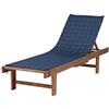 Classic Accessories Montlake FadeSafe - Fodera per chaise longue, 203 x 66 cm, colore: indaco erica