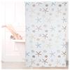 Relaxdays Tenda a Rullo Ocean, Impermeabile, Vasca, Doccia, Conchiglie, Montaggio a Soffitto, 140x240cm, Semitrasparente