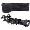 Picysa Carrello Treppiede Pieghevole VX-600 con Puleggia di Supporto a 3 Ruote per Supporto Fotocamera in Alluminio Leggero