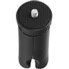 Lurrose Mini Treppiede Supporto Nero Abs per Smartphone e Fotocamera | Attacco 3/4 Pollice, Design Compatto Antiscivolo, per Livestream e Micro